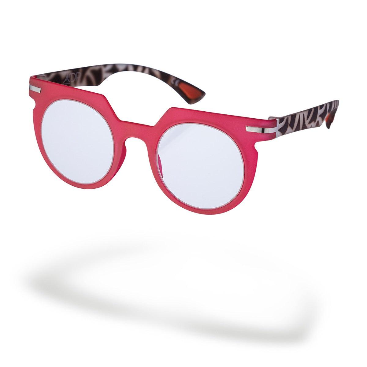 Occhiali da sole Ilaria C4 fucsia tondi fotocromatici stilosi per donna, Genesis by Alessandro Del Piero.