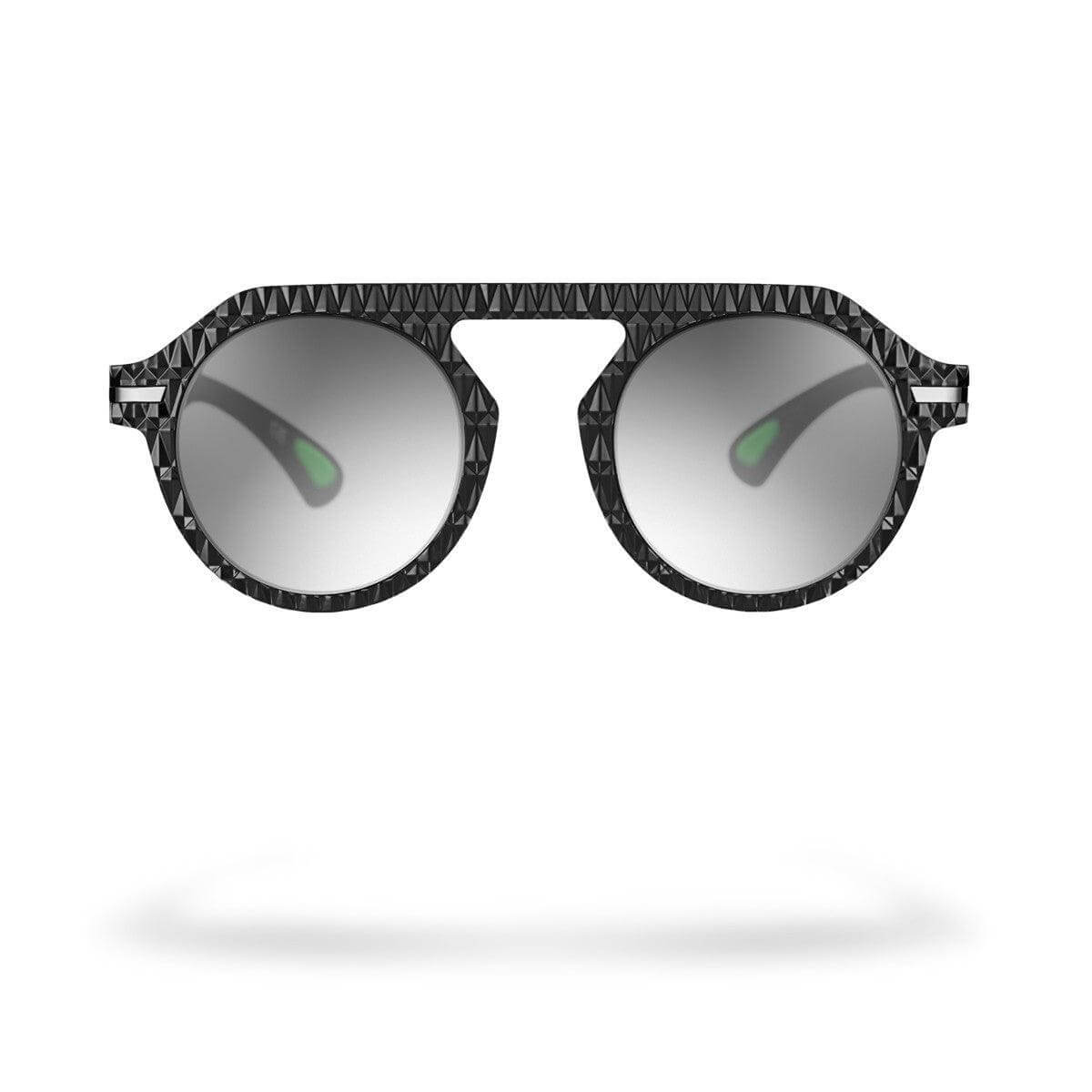 Occhiali da sole MARCO C2 con lenti fotocromatiche grigie e design geometrico moderno.