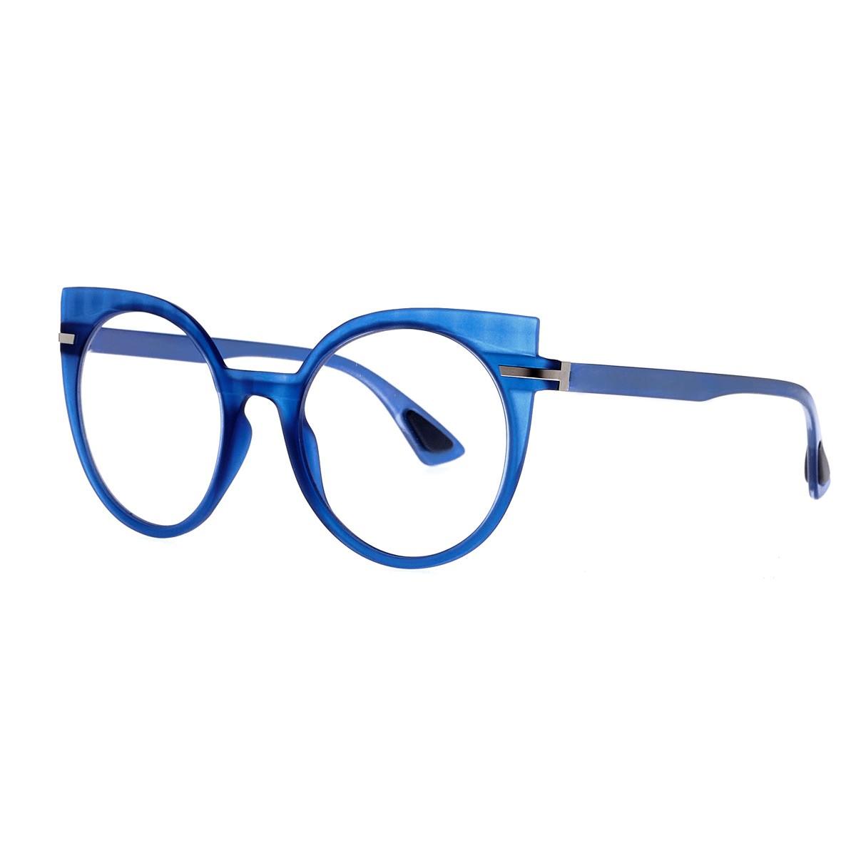 occhiali fotocromatici MICHELA C2 bluette rotondi da donna della collezione Frame di Alessandro Del Piero