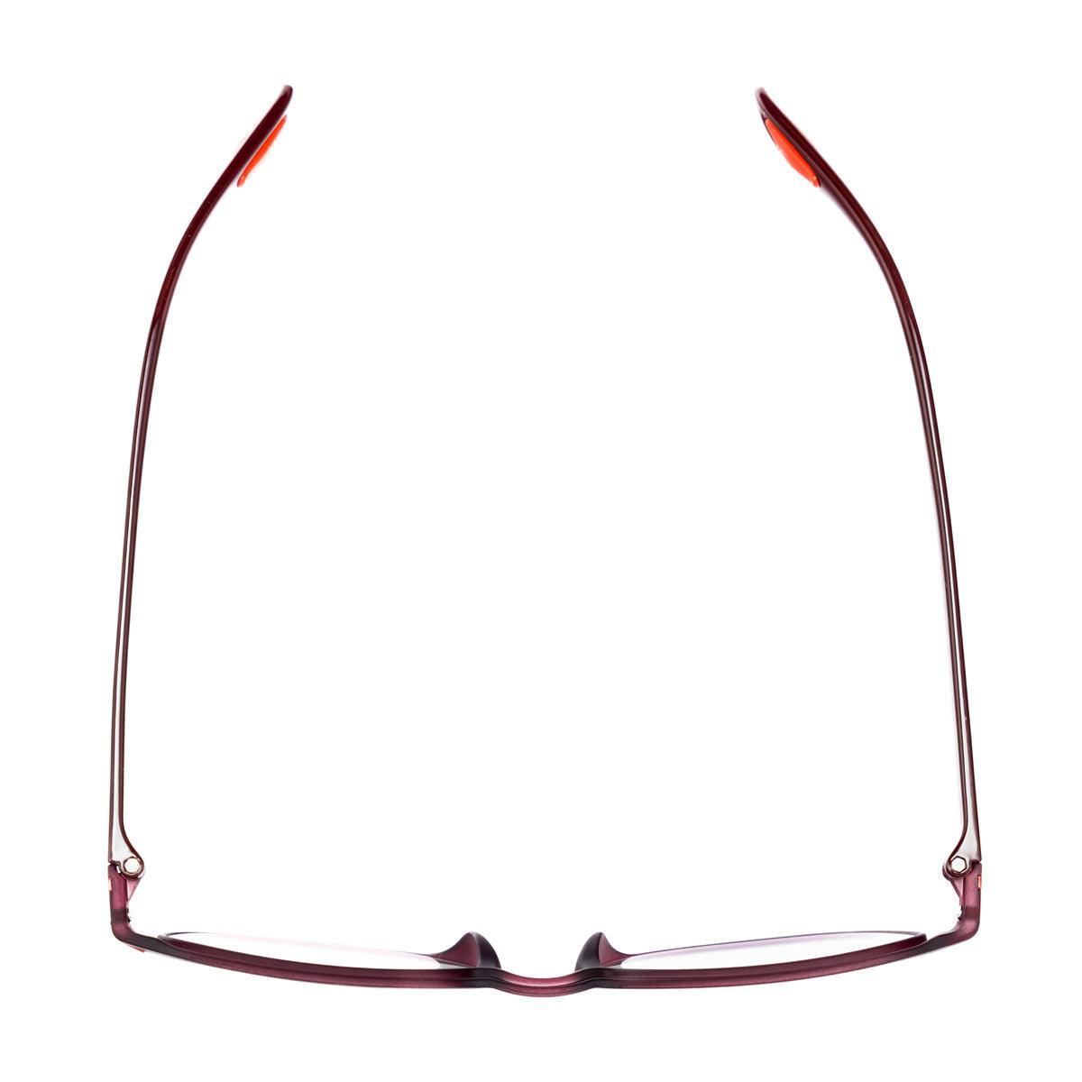 MATI C703 occhiali da sole unisex con dettagli rossi e aste sottili, parte della collezione Frame di Alessandro Del Piero.