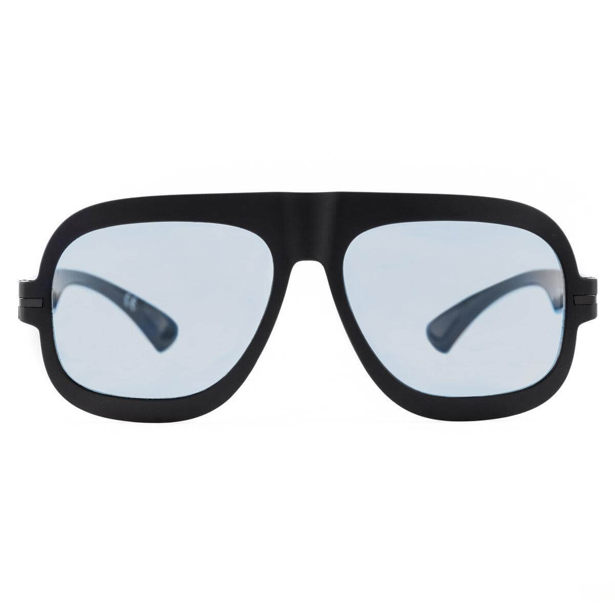 MARCELLO C71 occhiali da sole da uomo con design a goccia e lenti blu, collezione Frame di Alessandro Del Piero.