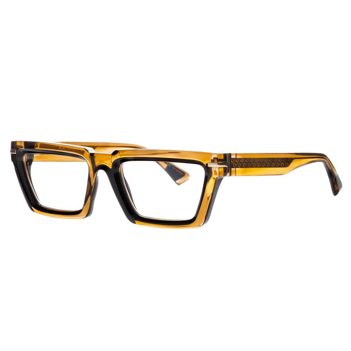 WYNWOOD C40 occhiali da sole unisex con design bold e materiali trasparenti, made in Italy.