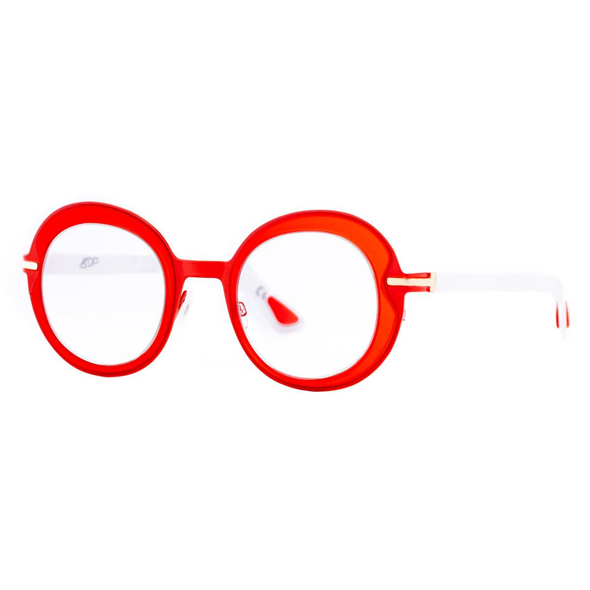 Occhiali fotocromatici VENICE C5 della collezione Metal di AirDP Style, design rosso audace.