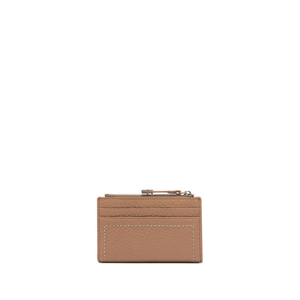 PORTAFOGLIO Gianni Chiarini in pelle grana maxi, piccolo ed elegante con chiusura a zip, perfetto per la pratica organizzazione.