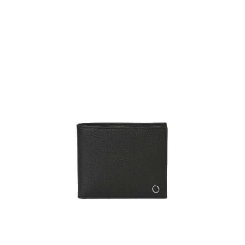 Portafoglio Micron in pelle martellata bicolor, design compatto e sofisticato, otto scomparti per carte.