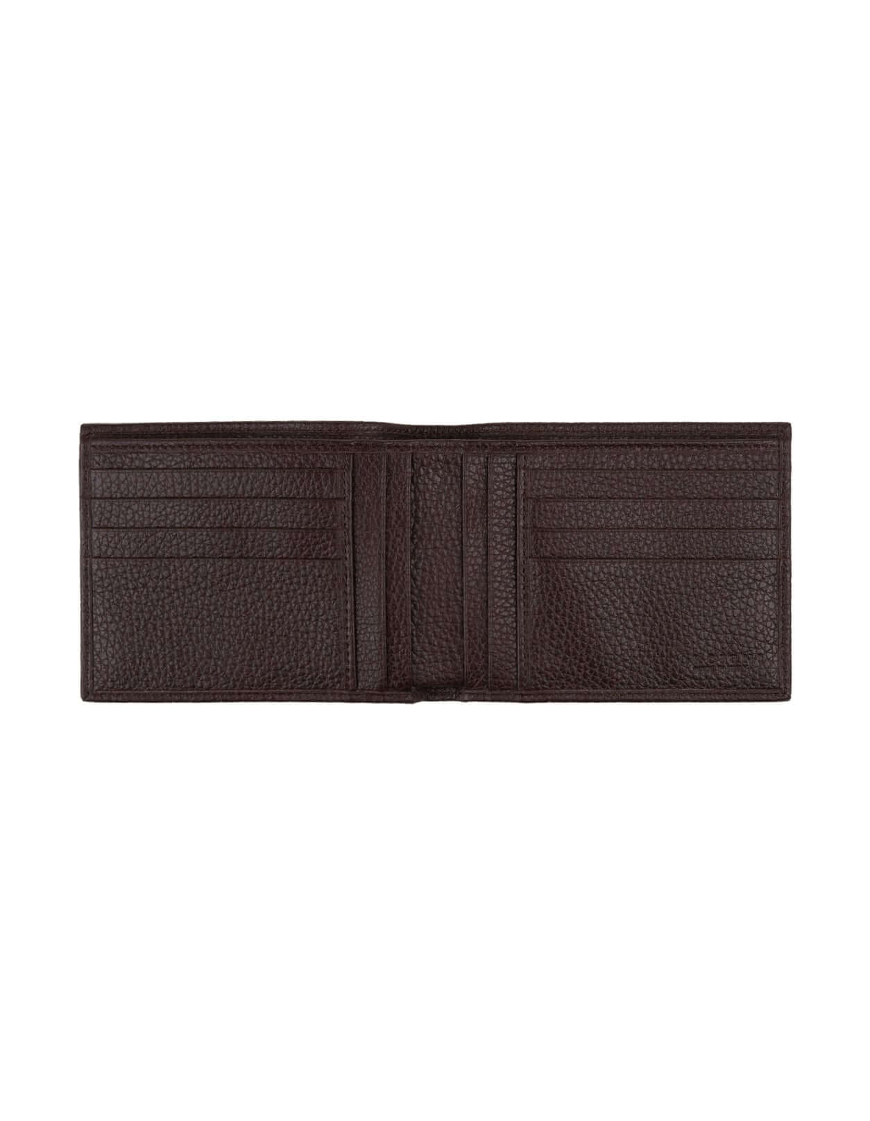 Portafoglio Micron in pelle martellata, compatto e elegante con sistema RFID anti-clonazione.