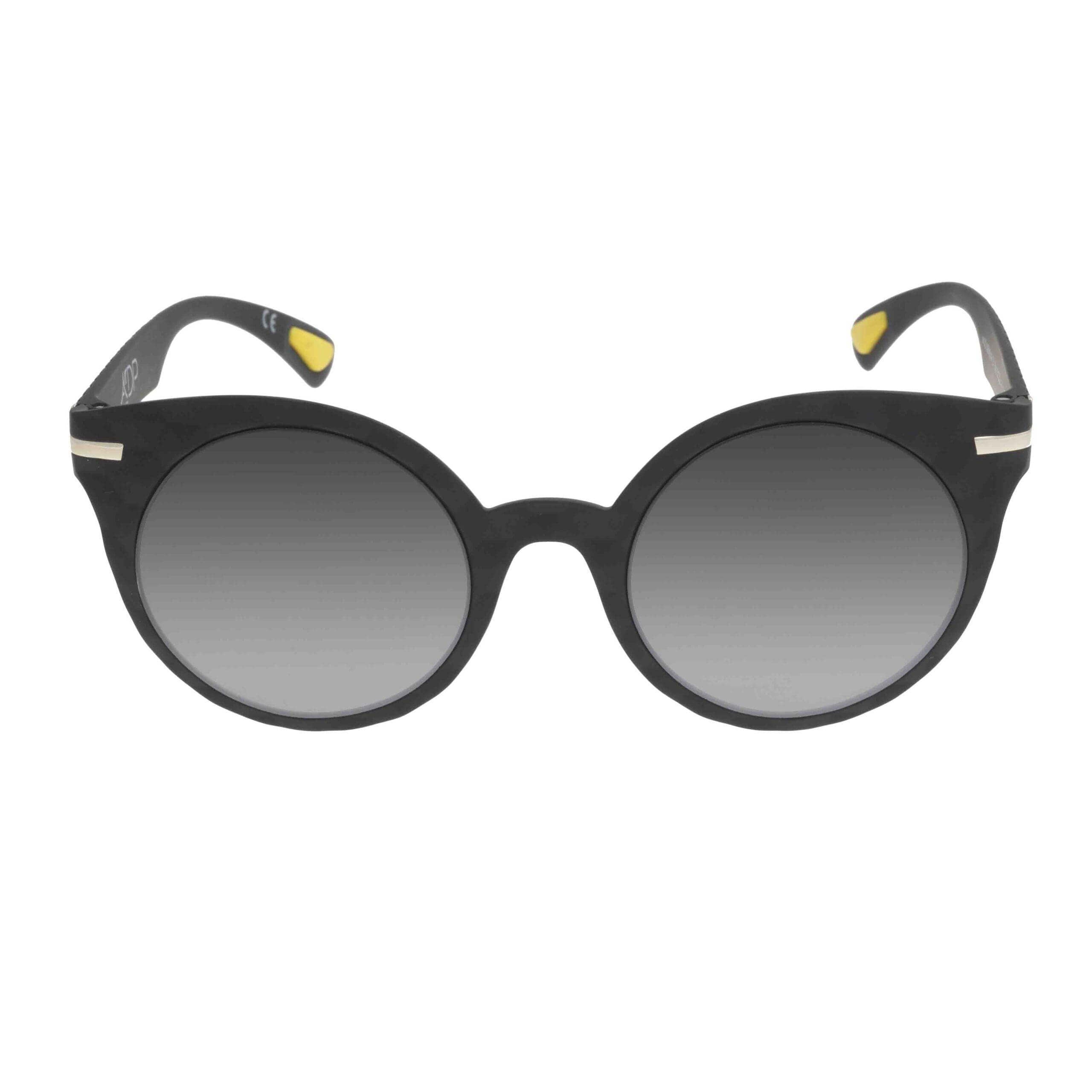 SERENA C1 BIS sunglasses with soft touch black front and grey photochromatic lenses, stylish women's eyewear.