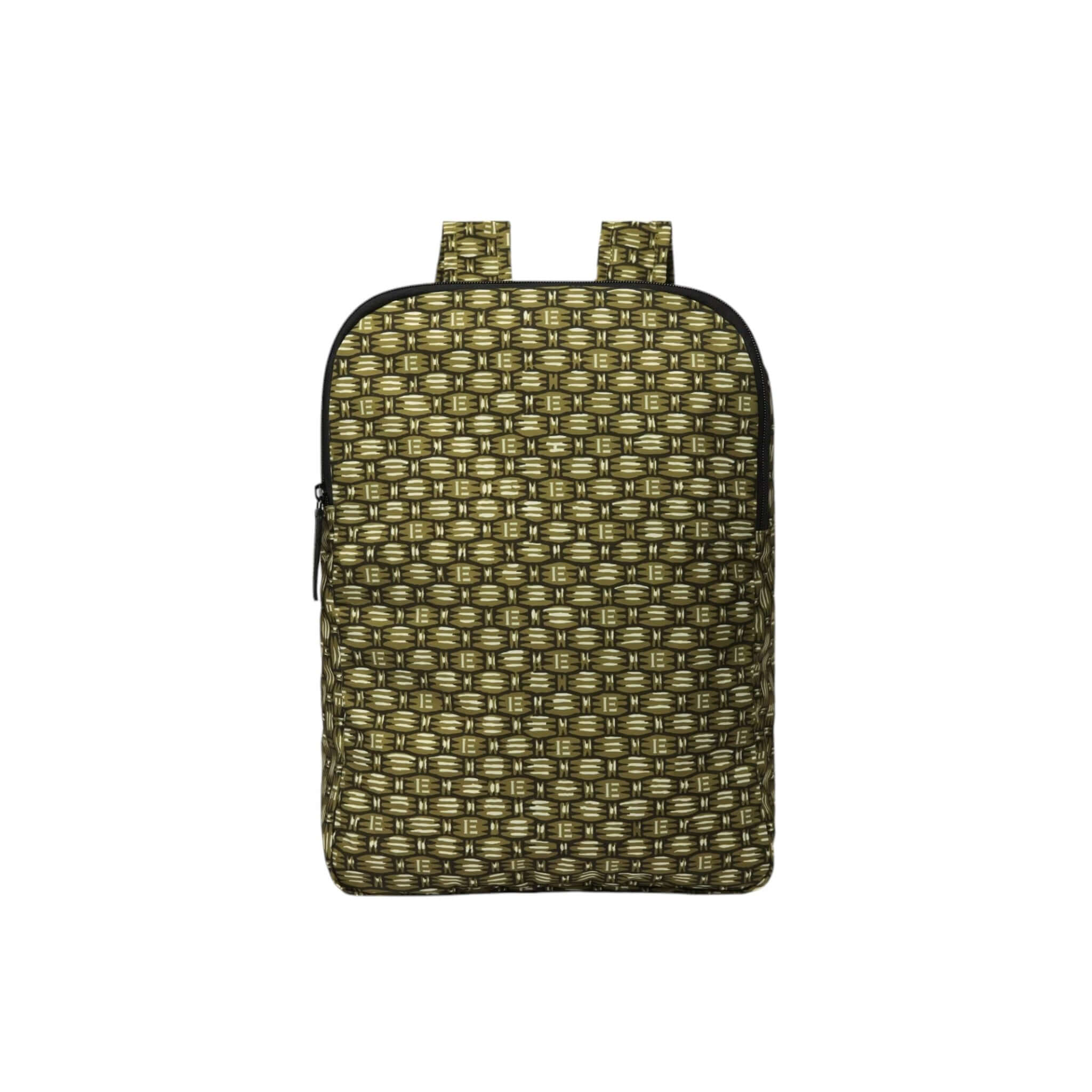 Zaino Cannage Inoui Éditions, realizzato in poliestere riciclato, in design brillante e ripiegabile.