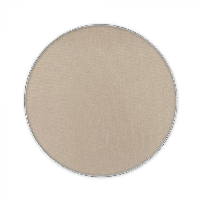 Ombretto taupe compatto, 4 gr, ideale per uso professionale e quotidiano con massima colorazione e tenuta.