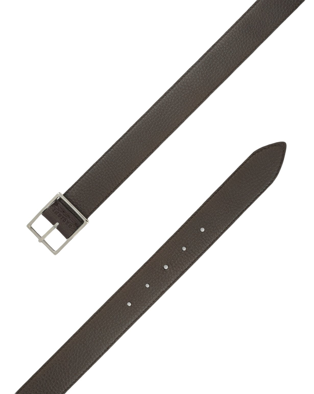 Double Biometric Belt Dollaro+Saffiano - Ebony+Black