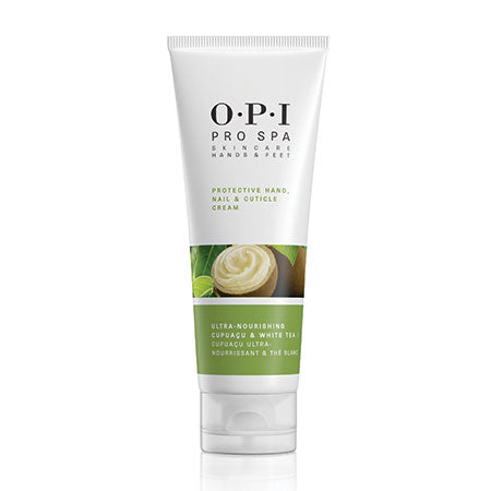 Opi Pro Spa Crema Mani, multi-action hand cream for hydrating, illuminating and protecting skin and cuticles.