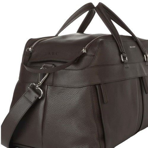 Leather Travel Bag with Shoulder Strap