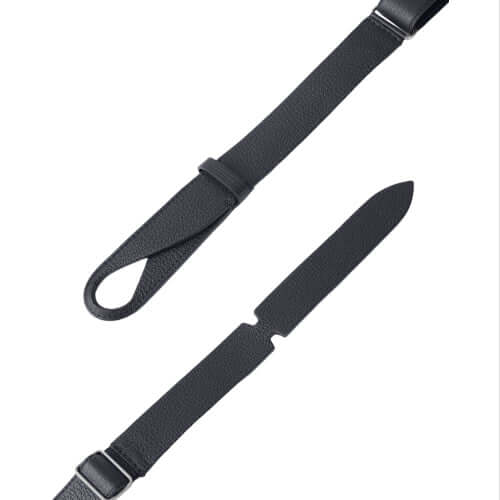 Cintura Nobuckle Micron in pelle martellata, regolabile da taglia 42 a 56, made in Italy, finitura opaca, nichel free.