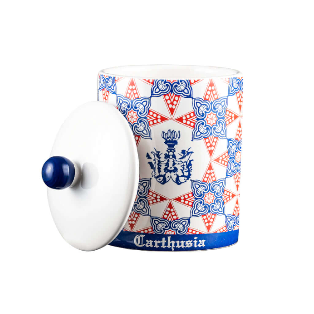 Collezione Ceramica Rosso Candela, portacandela in ceramica artigianale con bugnato colorato.