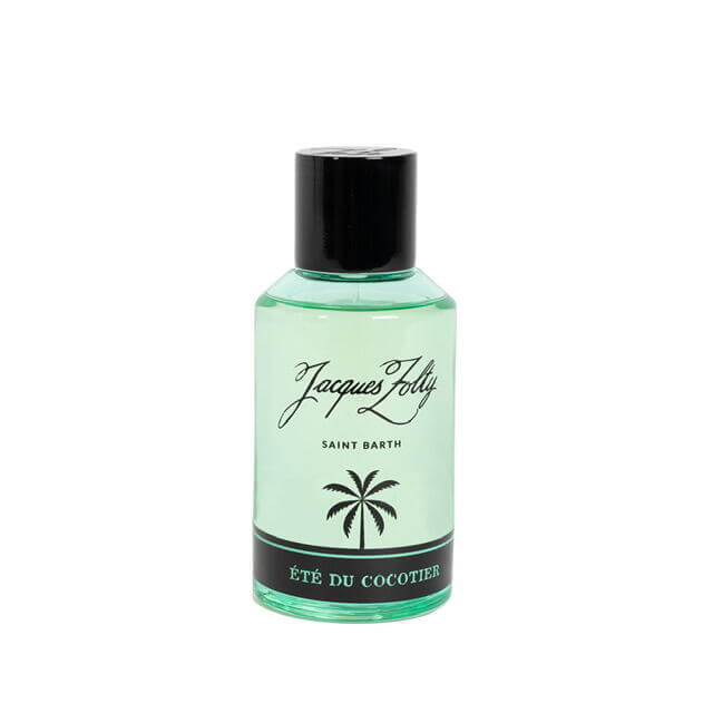 Étè Du Cocotier Eau De Parfum bottle by Jacques Fath, featuring tropical palm design, 100 ml size.