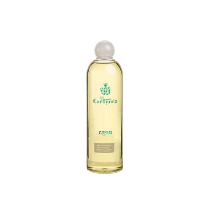 Mediterraneo refill bottle by Carthusia, 500 ml, designed for refilling Domus Carthusia fragrance containers.