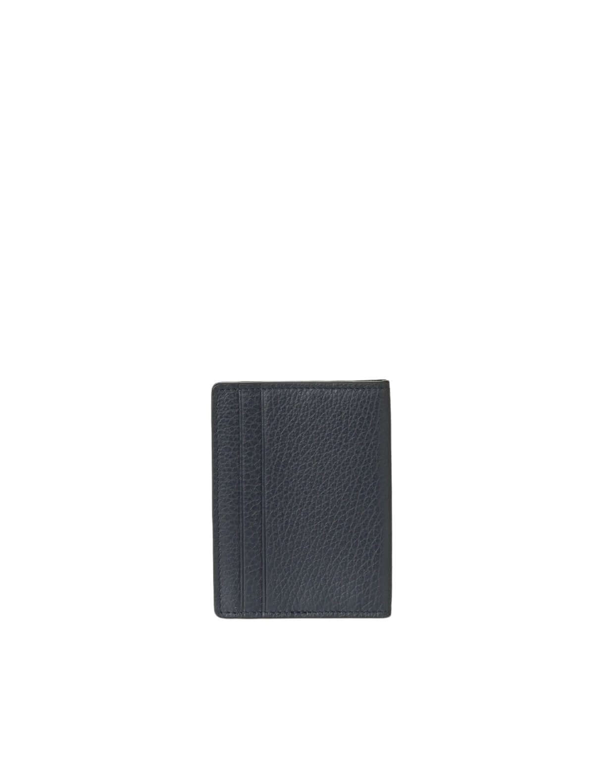 Portacarte a Libro Frog in Pelle, elegante portafoglio in pelle, quattro scomparti esterni, sei interni, made in Italy.