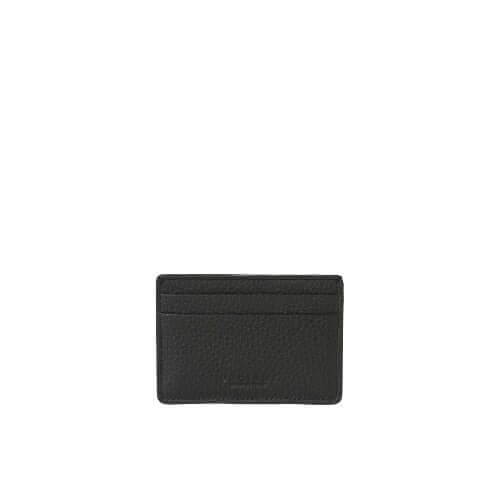 Portacarte Micron in Pelle, 10x8 cm, pelle martellata, RFID protezione, 4 scomparti, made in Italy, finitura palladio.