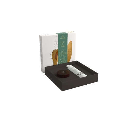 Purifying Program Kit: Gel detergente e crema detossinante in confezione eco-friendly per pelli problematiche.