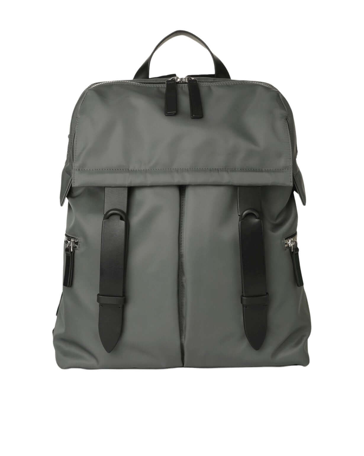 Zaino Nobuckle Planet Eco-Logic, unisex eco-nylon backpack with double zip closure and front pockets.