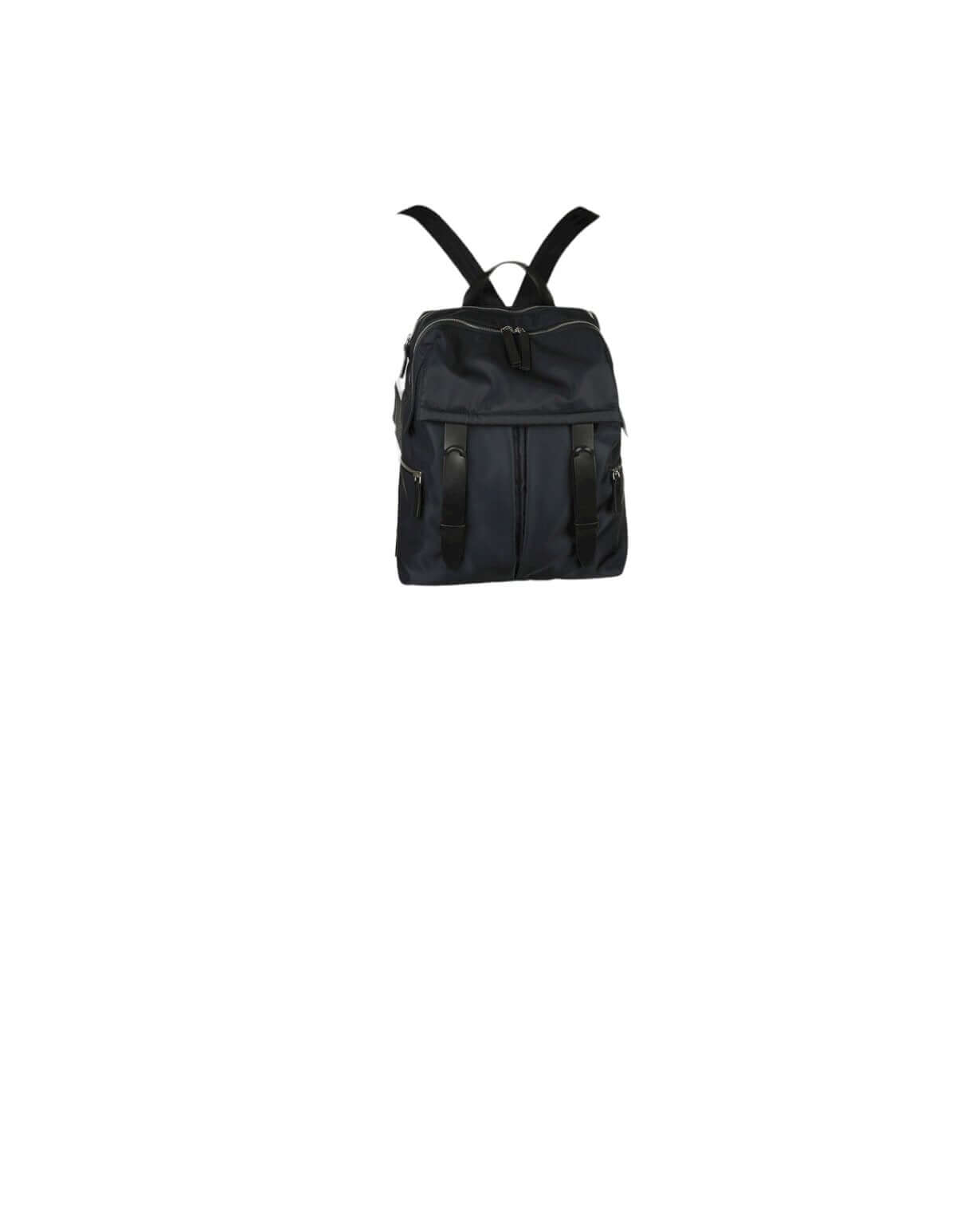 Zaino Nobuckle Planet Eco-Logic, unisex eco-nylon backpack with magnetic button pockets and dual zipper.