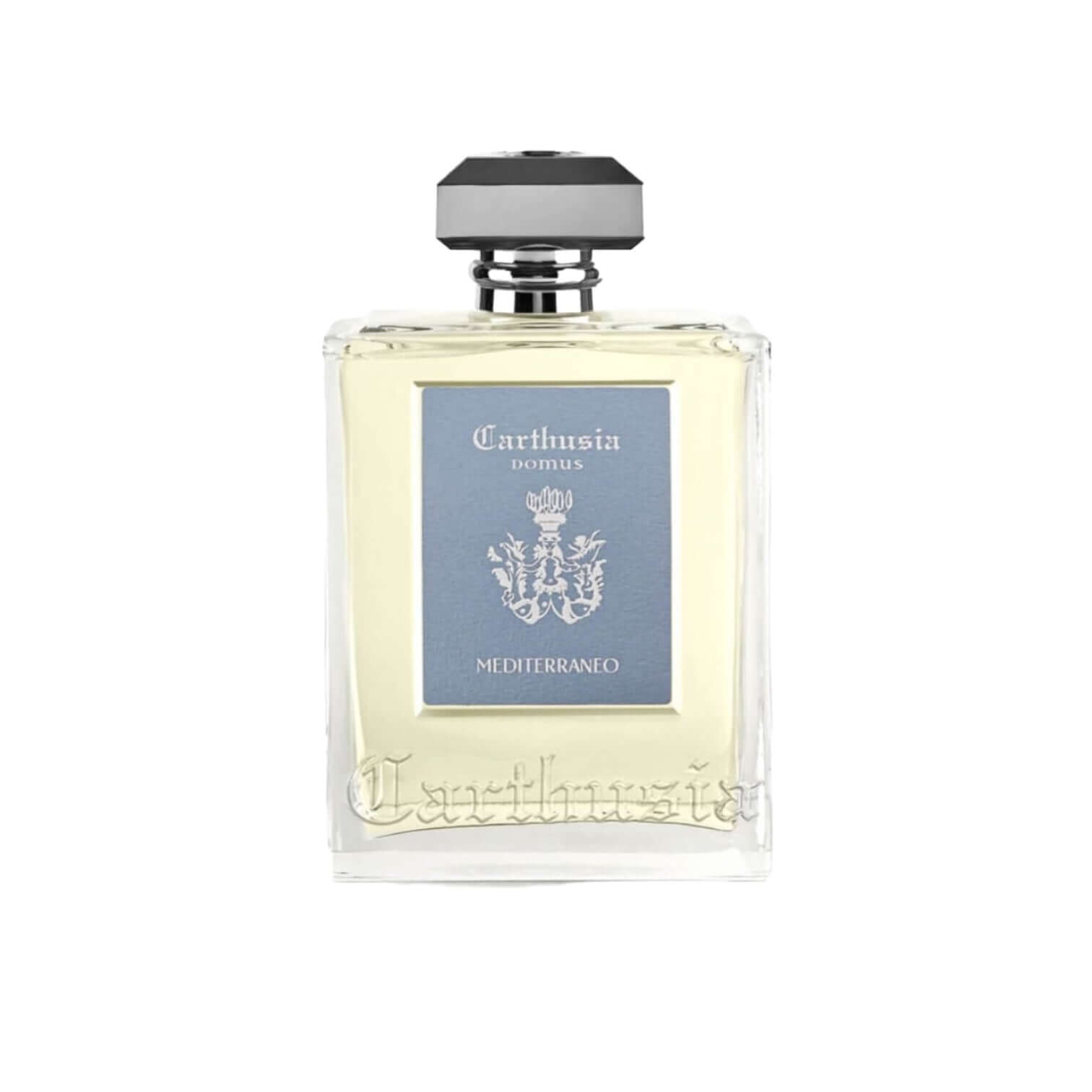 Carthusia Mediterraneo Diffusore Domus in elegant glass bottle for home fragrance.