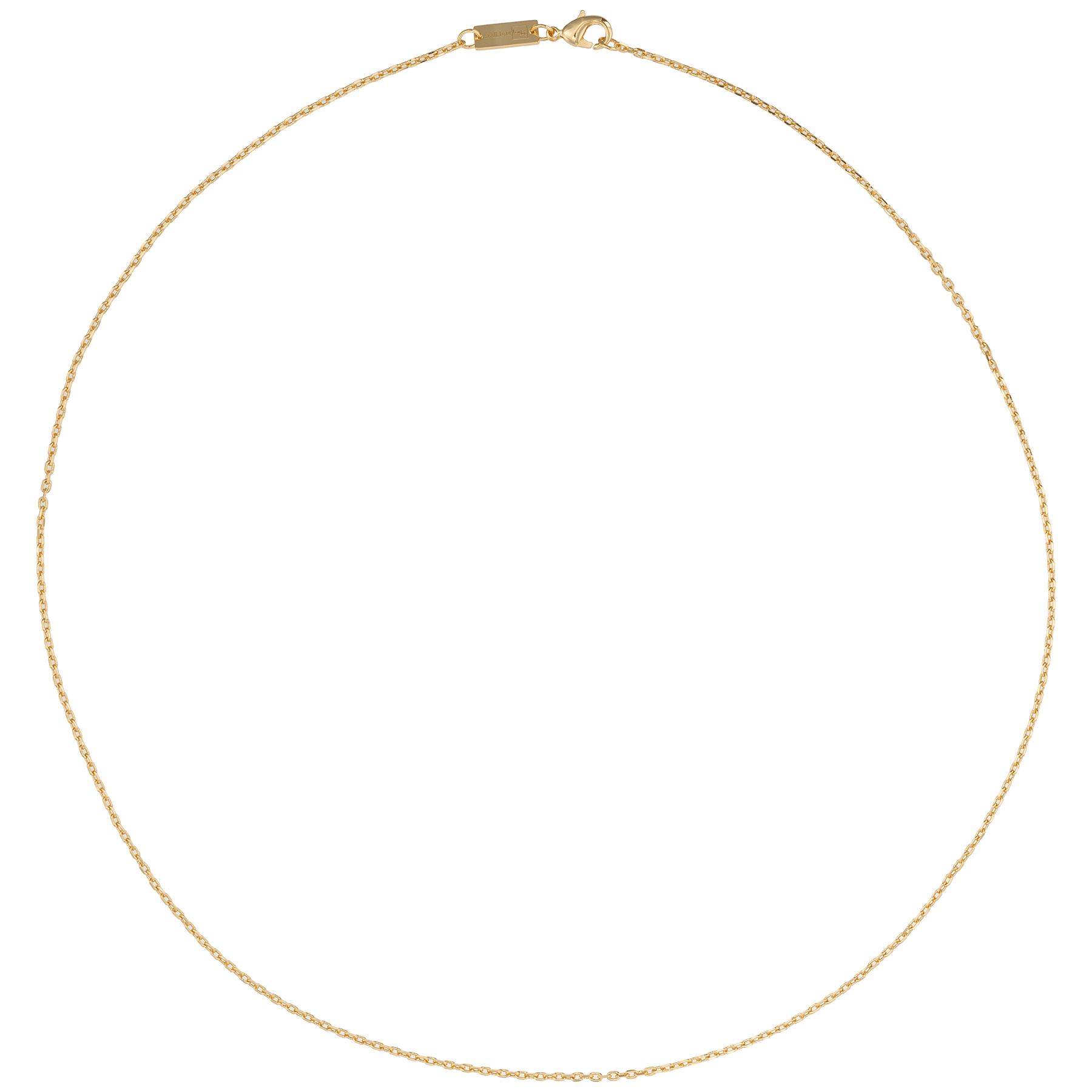 collana oro 60 cm eleganza in ottone placcata in oro 18 carati, elegante accessorio per ogni occasione.