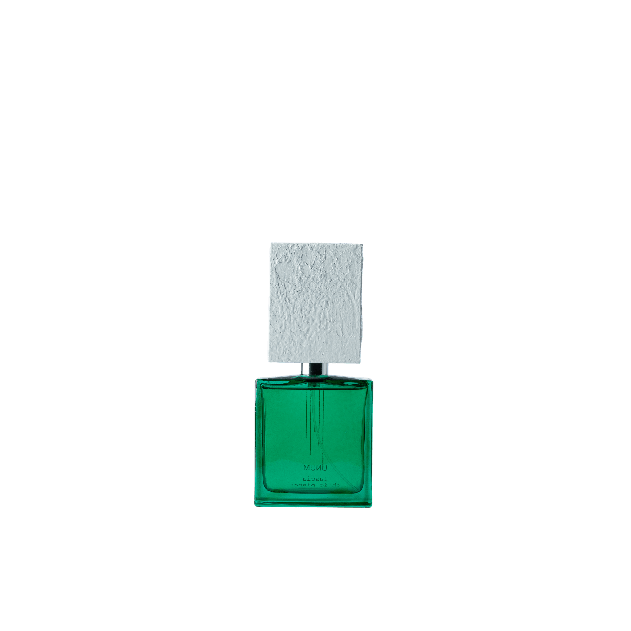 LASCIA CH'IO PIANGA fragrance by Filippo Sorcinelli in a stylish green bottle with a textured cap.