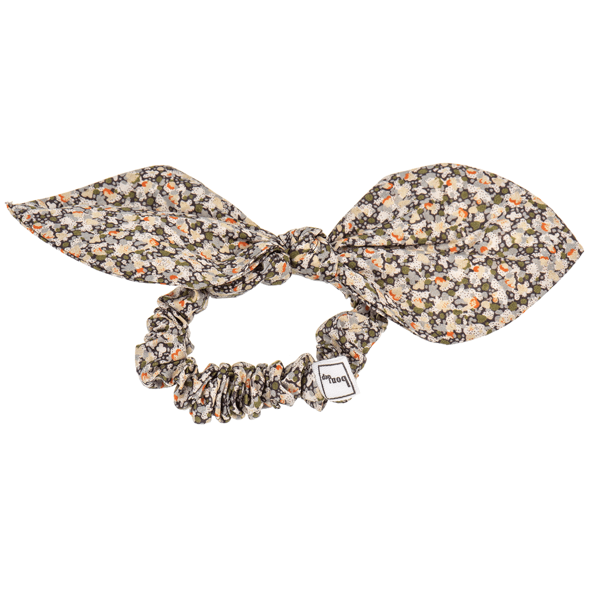 Fiocco per capelli Army con fantasia floreale, elegante e versatile, per acconciature sofisticate e giocose.