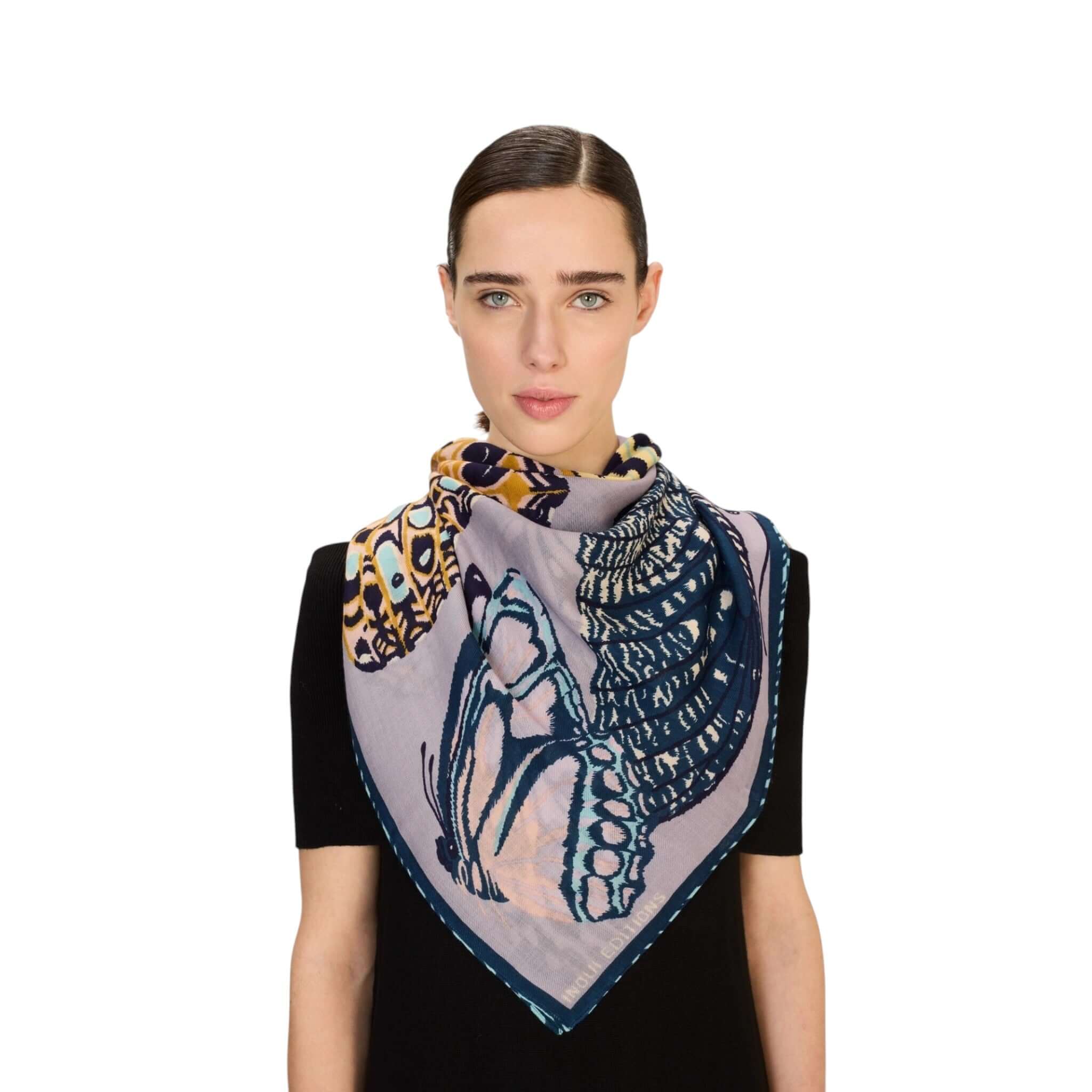 Foulard Quadrato Farfalle