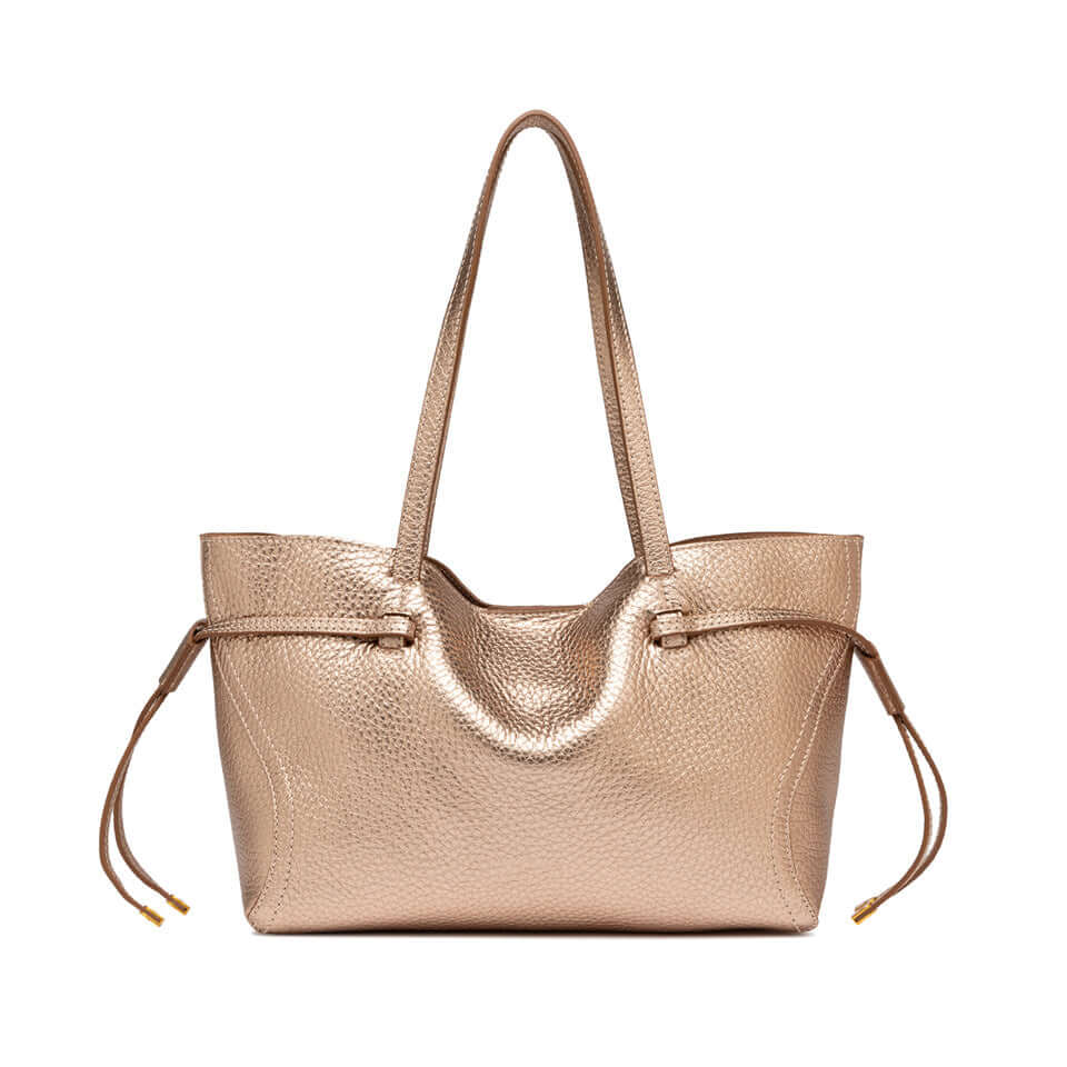 VIOLETTE borsa Gianni Chiarini in pelle double grana maxi, design elegante e versatile, dimensioni 31x24x14 cm.