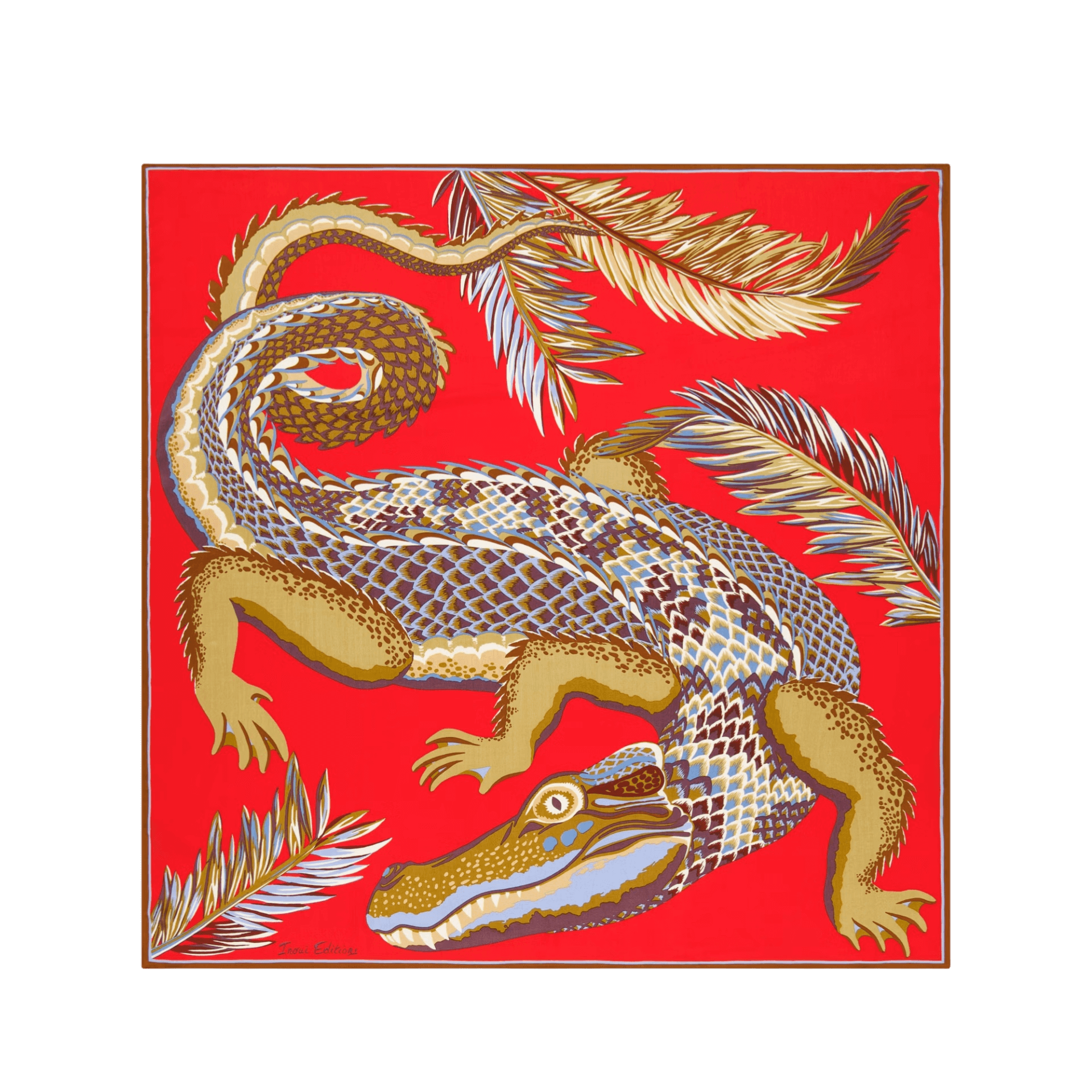 Foulard Quadrato Croco