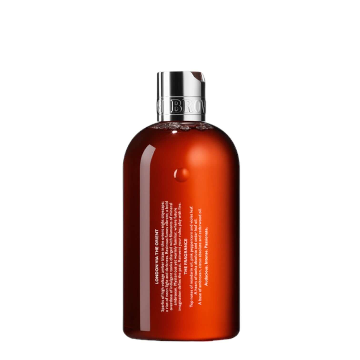 Neon Amber Bagno Schiuma in bottiglia 300 ml, con olio di mandarino e leggerezza di tonka per una doccia profumata.