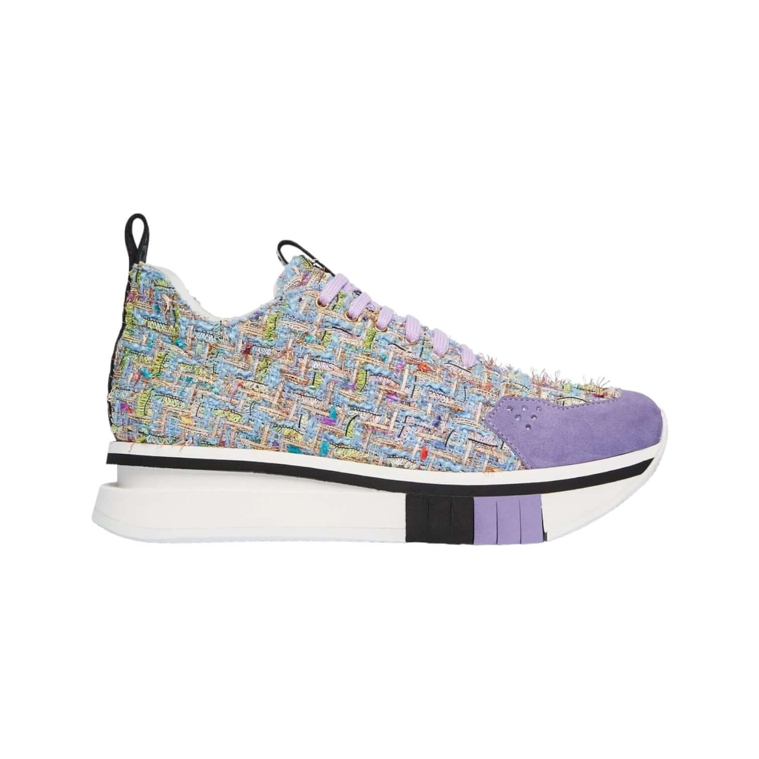 Fabi F65 sneaker featuring a colorful woven design and flexible sole for exceptional comfort.
