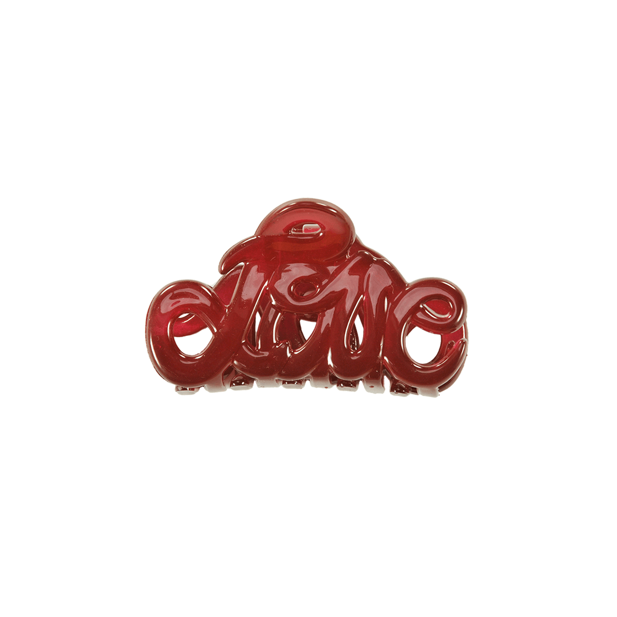 Pinza capelli ciliegia in materiale resistente, ideale per acconciature pratiche e stilose.