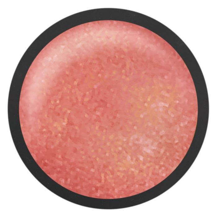 Rossetto Gold Pink blush, pearlized pink-orange shade with high pigment, ideal for professional and daily makeup. 4 ml.