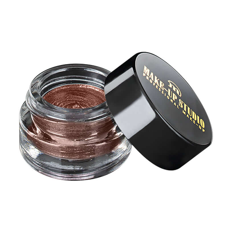 Ombretto in crema bronzo ultra brillante, waterproof, ideale per smokey eyes, da 5 ml.
