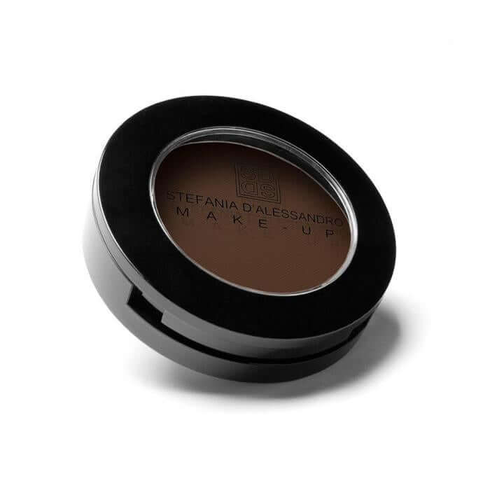 Ombretto Brown by Stefania D'Alessandro, compact powder for professional and daily use, 4g, rich pigmentation.