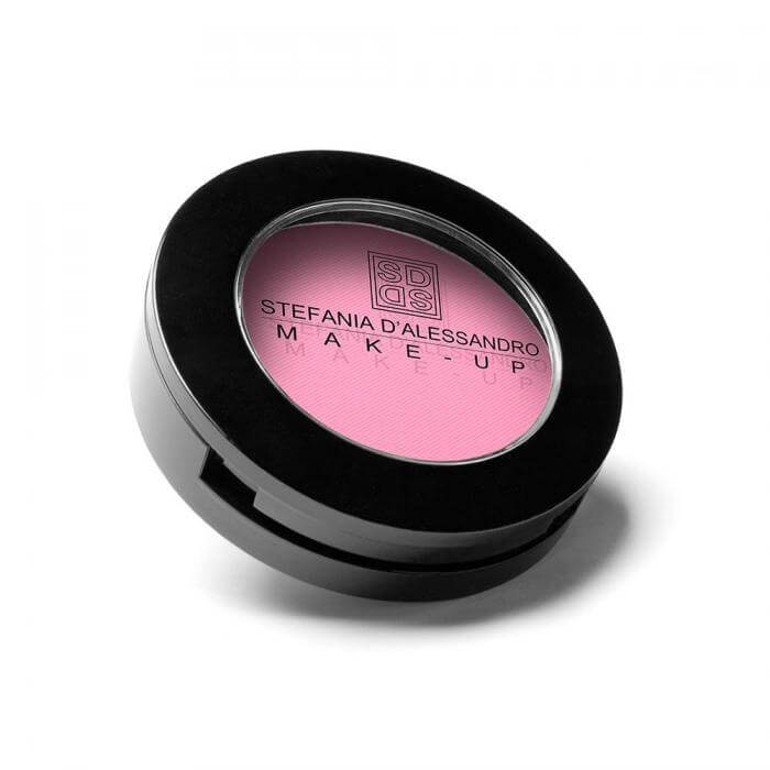 Ombretto Pink by Stefania D'Alessandro, a compact blush for vibrant color and long-lasting wear, ideal for professional and daily use.