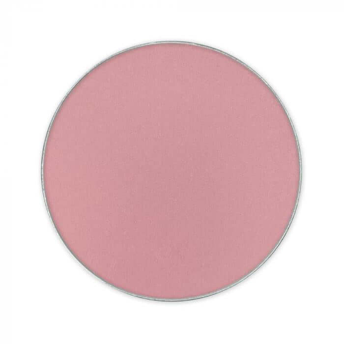 Compact refill for spice eyeshadow; soft pink shade, 4g, compatible with customizable palettes.