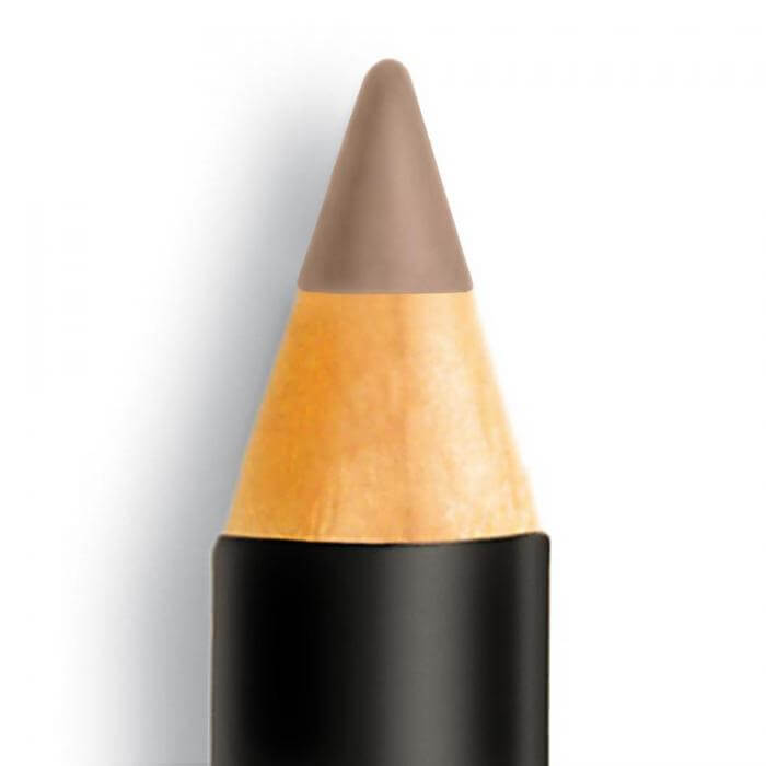 Close-up of Nut eyebrow pencil tip, perfect for achieving a natural brow look with a subtle color release.