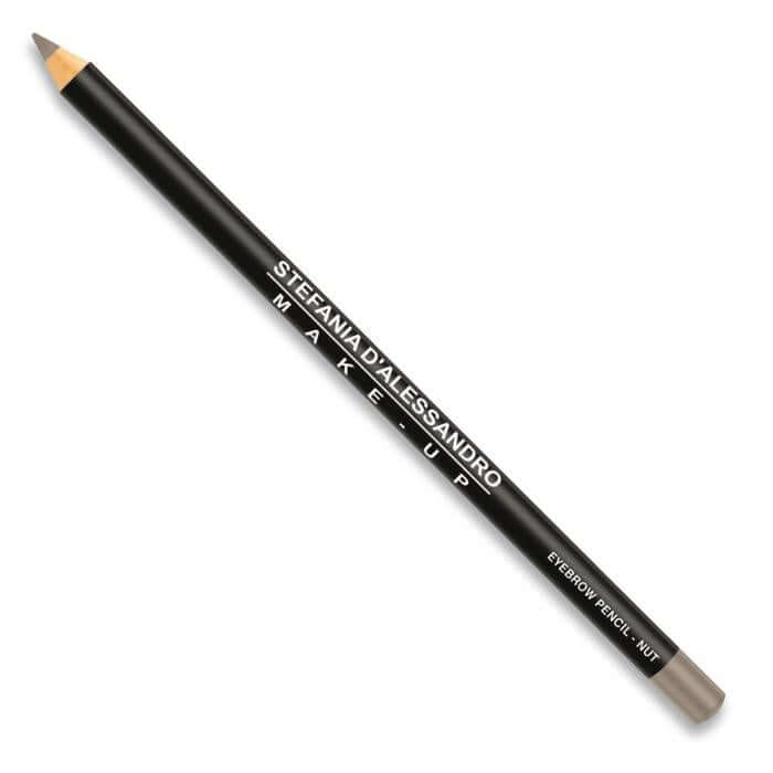 Stefania D'Alessandro Nut eyebrow pencil for natural arch definition and light color application.