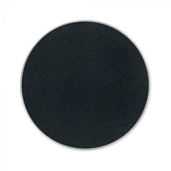Refill Black: compact black eyeshadow refill compatible with palettes, 4g size for versatile makeup options.