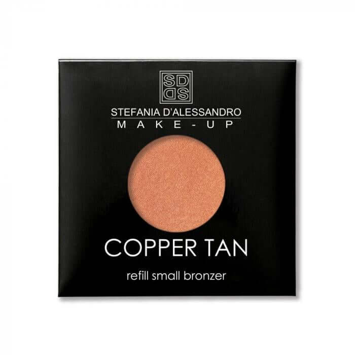 Refill Bronzer in Copper Tan - 4g terra bronzer compatible with makeup palette by Stefania D'Alessandro.