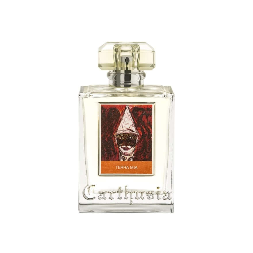 Terra Mia Eau De Parfum by Carthusia, 100 ml fragrance with notes of coffee, hazelnut, jasmine, and orange blossom.