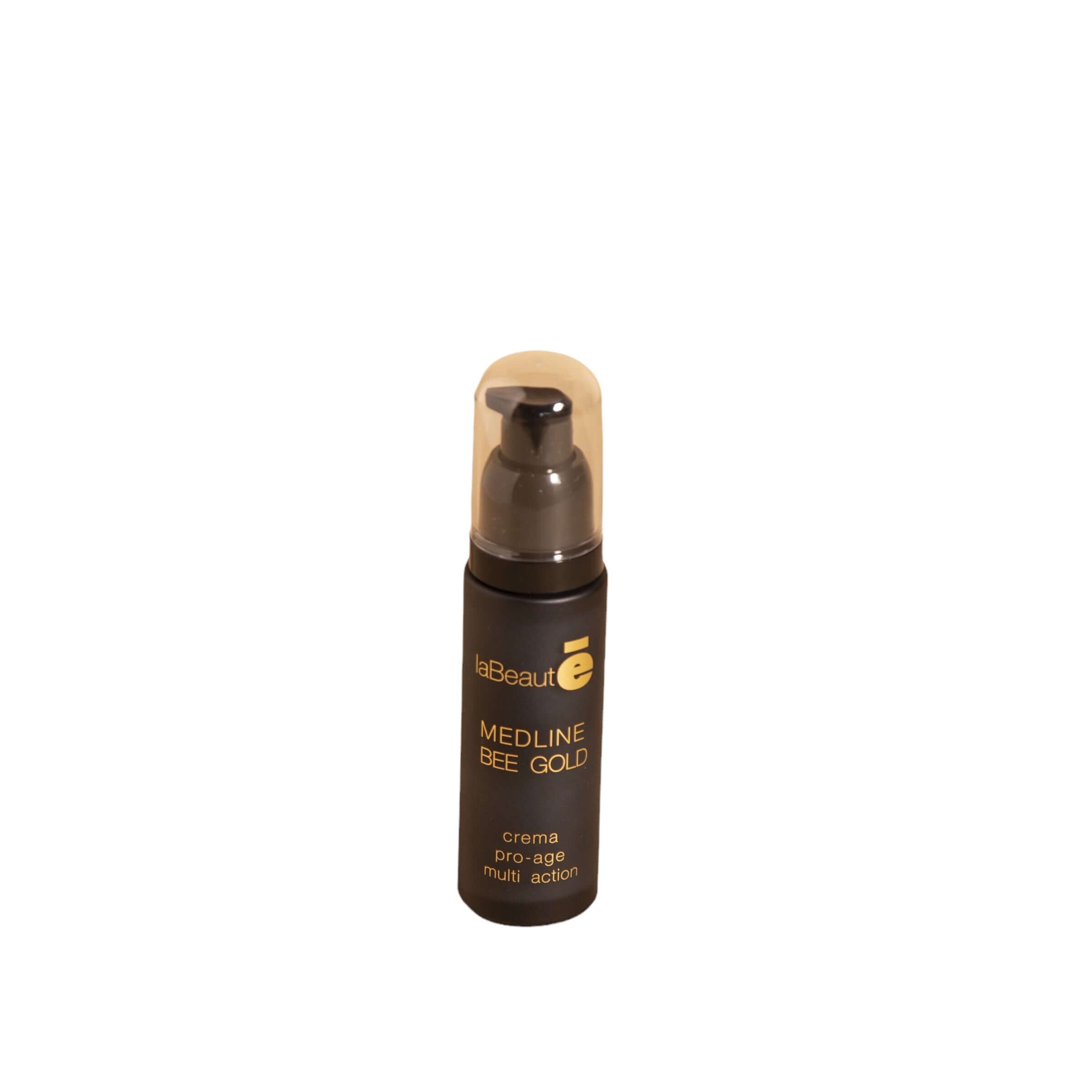 Crema pro-age multi action SPF15 with peptides and bee venom, 30 ml bottle for anti-aging skin care.