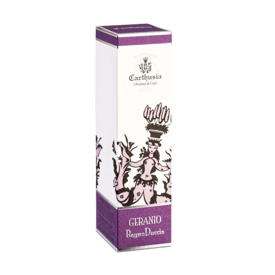 Geranio Bagno Schiuma 200ml by Carthusia, a natural shower gel for soft, toned skin.