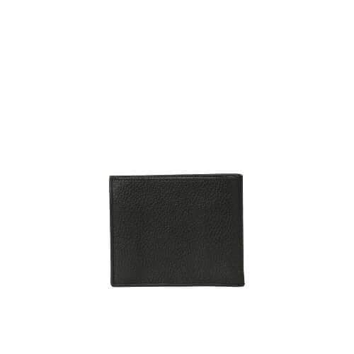 Portafoglio Micron in pelle martellata, dimensioni 11.5x9 cm, otto scomparti per carte, made in Italy.